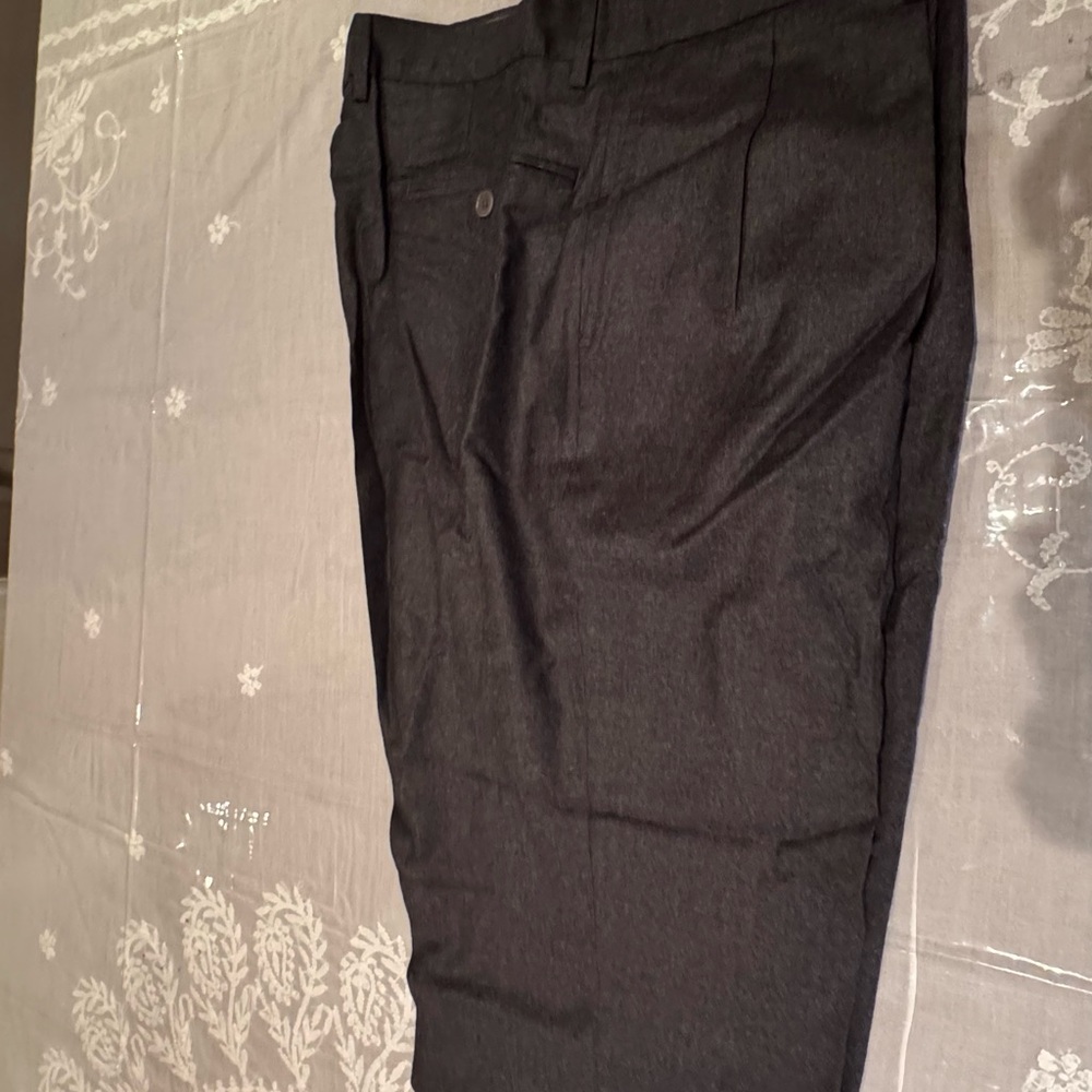 ❤️ NWT BOTTEGA VENETA MEN’S CASHMERE GREY WOOL PANTS Size: Italian 52